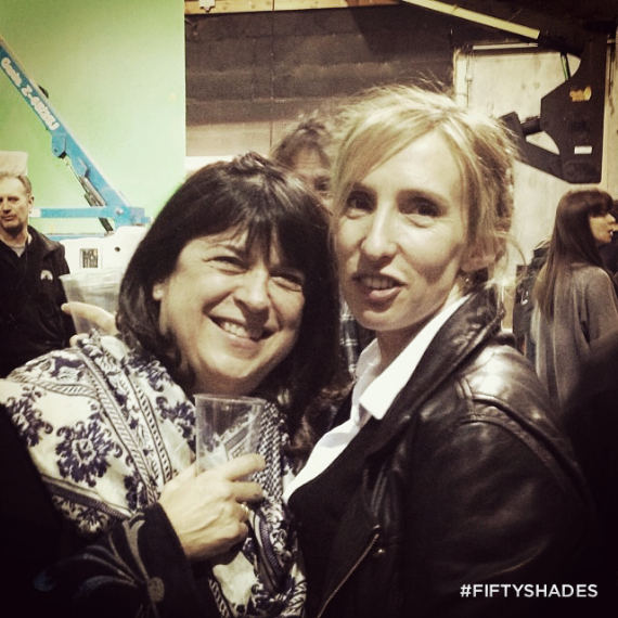 La autora de la saga y la directora de la película. Foto: Facebook