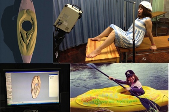 La obra de la artista japonesa Rokudenashiko es el nuevo centro de la polémica debido ya que es considerado por algunos como obsceno. Foto: Megumi Igarashi