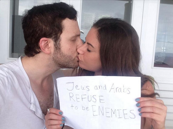 La campaña fue iniciada para promover la paz entre Israel y Palestina. Foto: Facebook