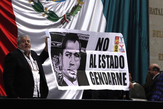 Legisladores se opusieron a la creación de la Gendarmería Nacional de Peña Nieto en 2012. Foto: Cuartoscuro