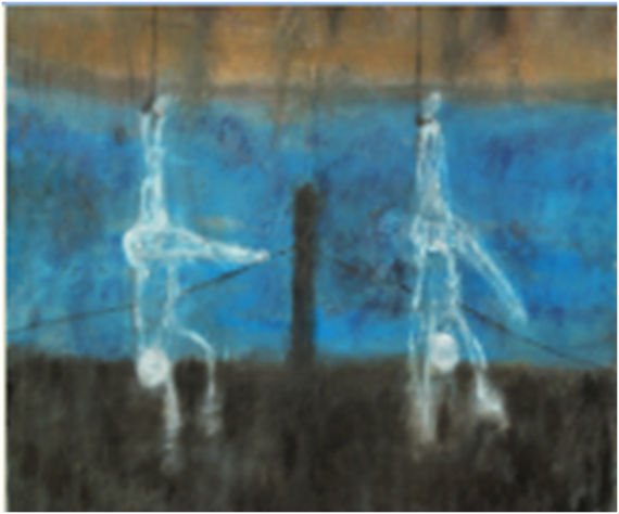 Son 12 años de pintura y dibujo contenidos en 500 metros cuadrados de la planta 2 de El Cubo. Foto: CECUT