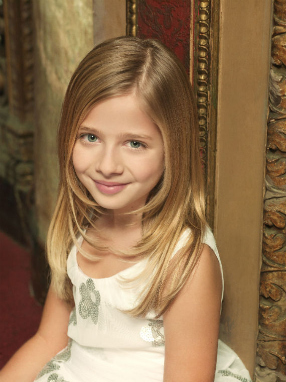 Jackie Evancho cuando era una niña y participó en el America's Got Talent. Foto: Sony Music