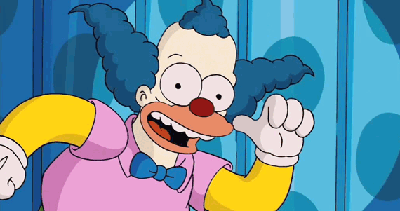 Krusty en sus mejores momentos. Imagen: Fox
