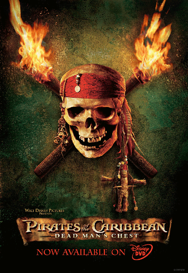 Piratas del Caribe: El cofre del hombre muerto (2006). Imagen: Pintorest.