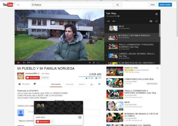 Google quiere ser partícipe de los ingresos que obtienen las estrellas de YouTube. Foto: YouTube, EFE