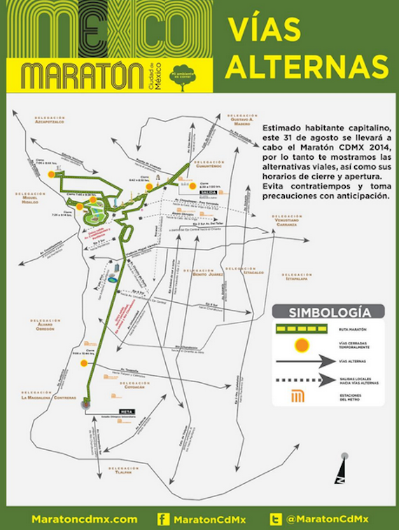 Checa las rutas alternas. Foto: Especial.
