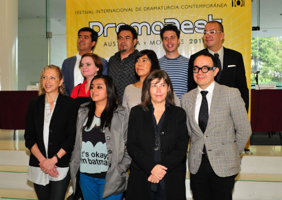 Durante la presentación del Drama Fest, llevada a cabo en el Centro Cultural del Bosque. Foto: CONACULTA