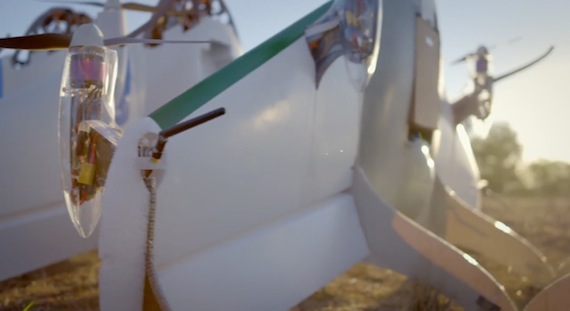 La primera parte del proyecto de Google demuestra que un sistema de entrega de cosas basado en drones es viable. foto: TICbeat