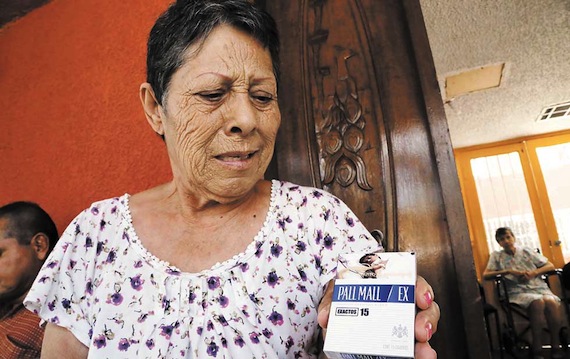 Soledad, le presunta mujer del “Infarto al miocardio” que aparece en las cajetillas de cigarros. Foto: El Diario