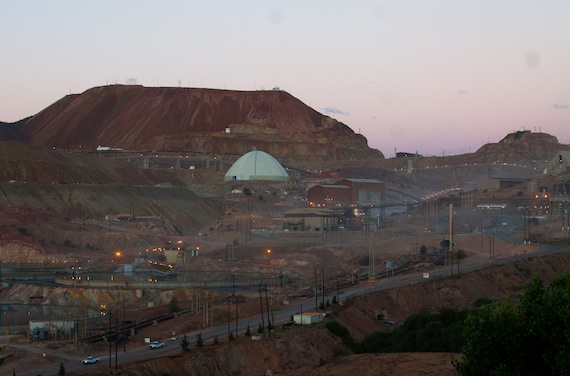 La mina de Buenavista del Cobre. Foto: Antonio Cruz, SinEmbargo.