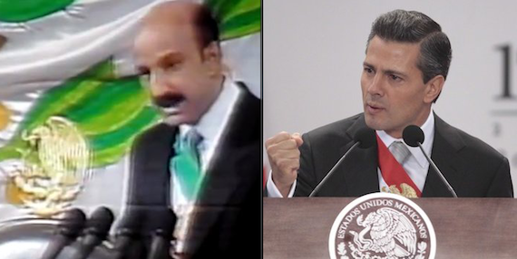 La línea discursiva de Peña Nieto antes de su Segundo Informe confluye con la que tuvo en el mismo momento político el ex Presidente Carlos Salinas de Gortari. Foto: Imevisión/Cuartoscuro.