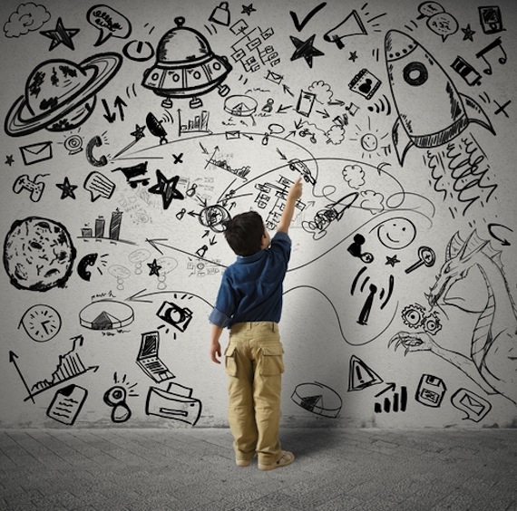 el estudio dice que la forma en la que dibuja un niño a los cuatro 4 años es un indicador de la inteligencia que tendrá 10 años después. Foto: Shutterstock