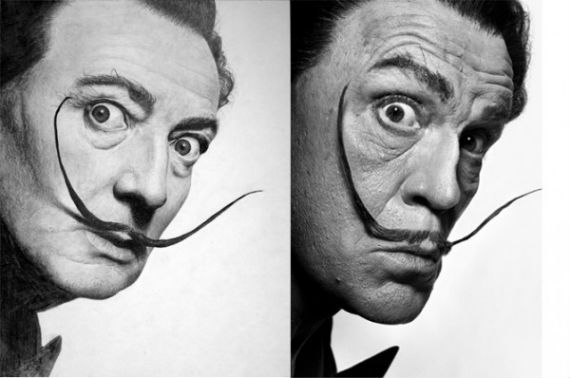 Como Salvador Dalí.Foto: Facebook