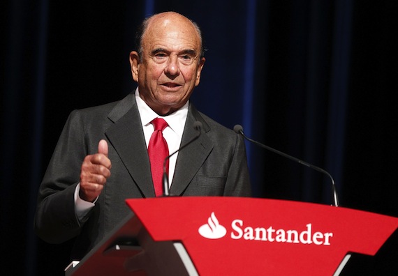 Emilio Botín, presidente de Grupo Santander. Foto: EFE