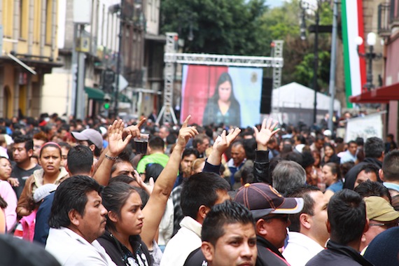 Segundo Informe de gobierno del Jefe del Distrito Federal, Miguel Ángel Mancera Espinosa. Foto: Antonio Cruz, SinEmbargo