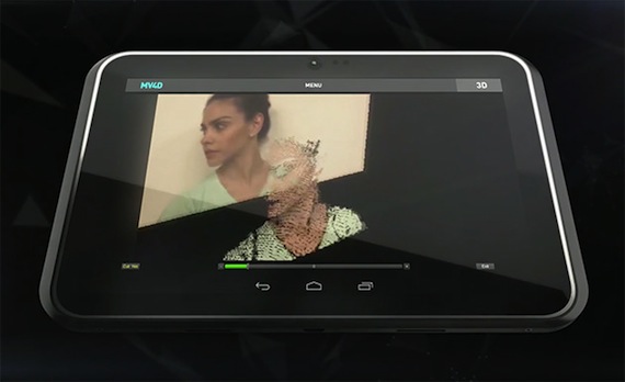 La tableta Aquila destaca por su capacidad de convertir las imágenes en escenas 3D interactivas. Foto: TICbeat