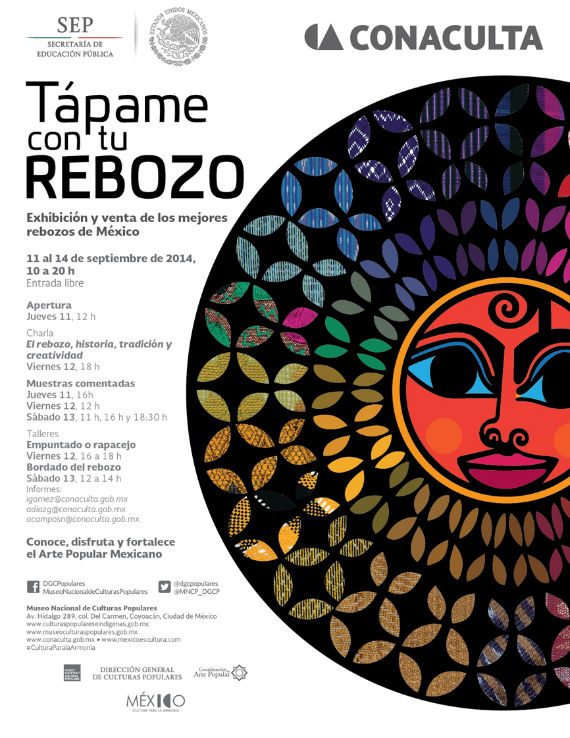 ¡Que vivan los rebozos! Foto: Especial