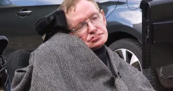 El científico británico Stephen Hawking. Foto. Youtube 