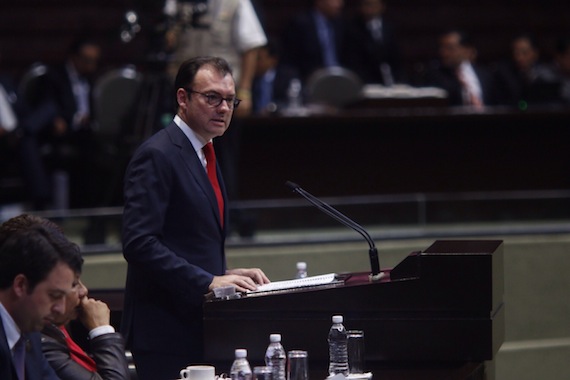 Luis Videgaray ha sido cirticado por al política hacendaria que ha seguido el actual gobierno durante los últimos dos años. Foto: Francisco Cañedo/SinEmbargo