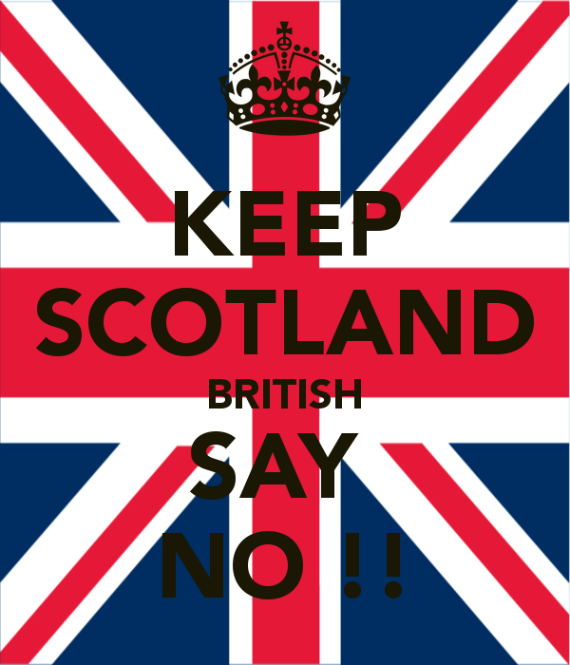 Mantente british, la campaña por el Sí. Foto: Facebook