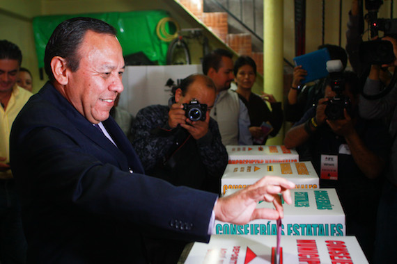 El INE reportó 585 incidentes, entre ellos la presencia de grupos armados en la delegación Iztapalapa, así como en el municipio de Tultitlán. Foto: Antonio Cruz, SinEmbargo.