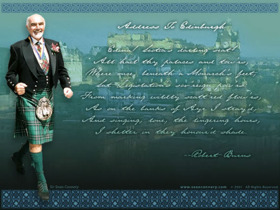 Sean Connery, un famoso independentista. Foto: página oficial del actor