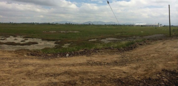 Los terrenos donde se construirá el nuevo aeropuerto. Foto: Cuartoscuro