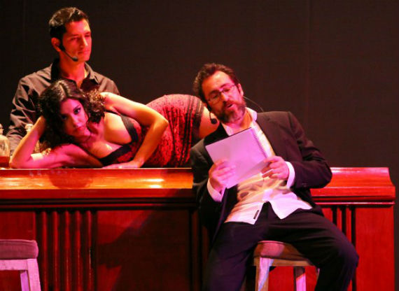 Demián Bichir, en homenaje a Jaime Sabines. Foto: CONACULTA