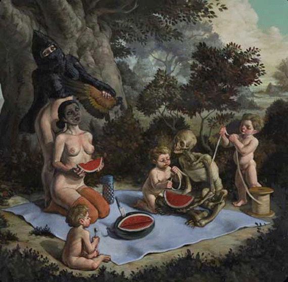 Otra de Thor Sandberg. Foto tomada de galería de arte