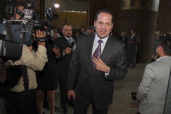 El mandatario mexiquense pidió a los periodistas “su comprensión” ante su postura. Foto: Cuartoscuro