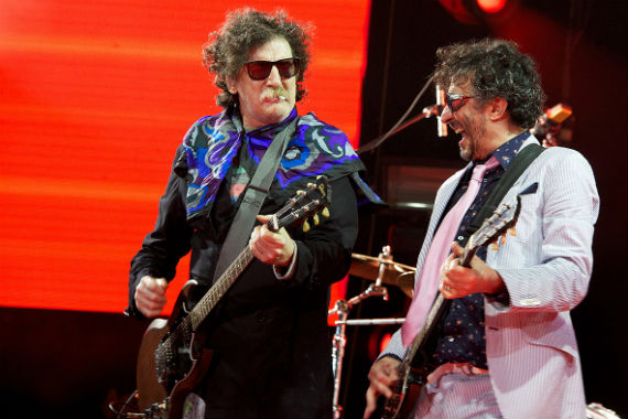 Fito Páez y Charly García en una imagen reciente. Foto: SONY MUSIC