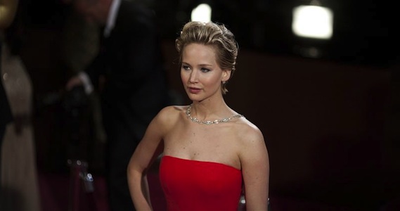 La actriz Jeniffer Lawrence, es uan de las famosas víctima de hackers. Foto: EFE