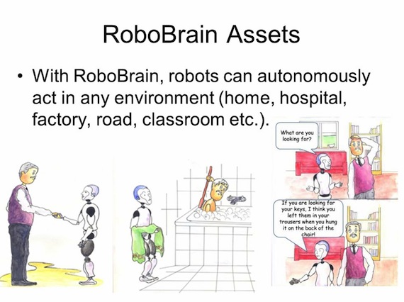 El nuevo sistema de aprendizaje robótico podría beneficiar a ancianos y a otro tipo de personas. Foto: RoboBrain
