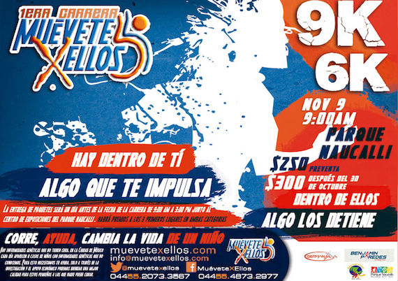 El cartel de la carrera. Imagen: Muevetexellos.com