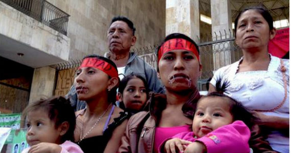 Gómez Girón ha luchado por la defensa de los derechos humanos y su territorio desde el año de 1994. Foto: Twitter/