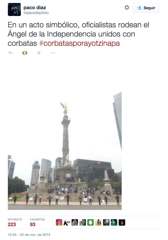 #CorbatasPorAyotzinapa