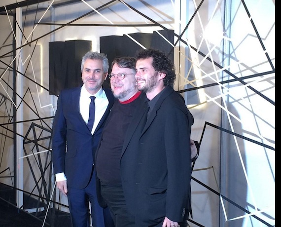 Cuarón protesta por desaparecidos en México durante su gran noche en el MoMA. Foto: Twitter