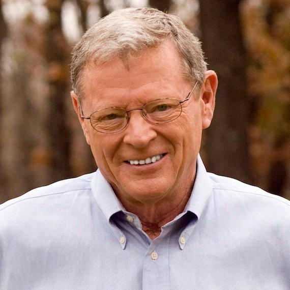 El Senador James Inhofe de Oklahoma podría presidir el Comité del Medio Ambiente en la Cámara, a pesar que de haber declarado que no cree en el cambio climático. Foto: Twitter