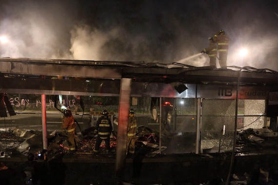El incendio fue controlado. Foto: Cuartoscuro.