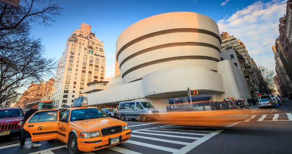 El museo Guggenheim en Nueva York. Fotografía: Shutterstock