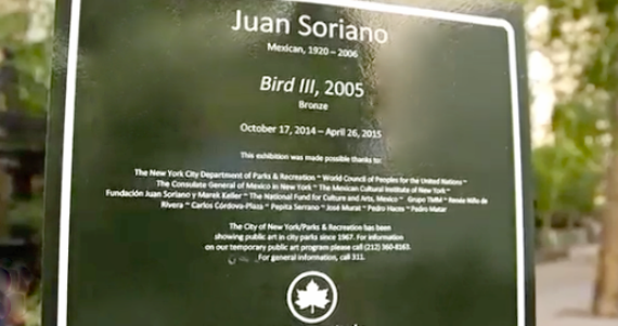 Artista en Nueva York. Foto: CONACULTA