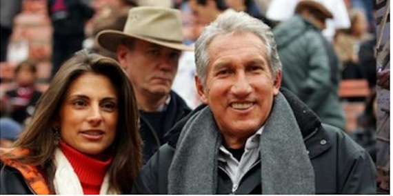 Moude Versini y Arturo Montiel. Foto: