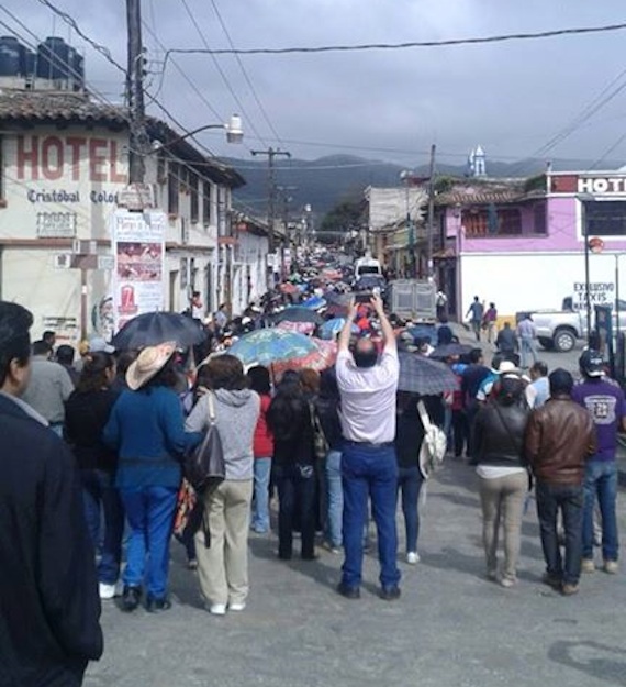 En Chiapas comienzan las movilizaciones. Foto: Facebook Pozol Colectivo