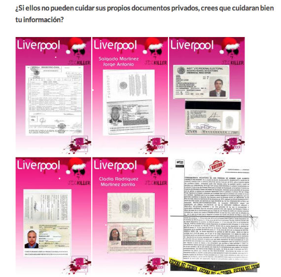 El grupo SicKillers ha publicado información de altos directivos de la empresa en redes sociales. Foto: FayerWayer