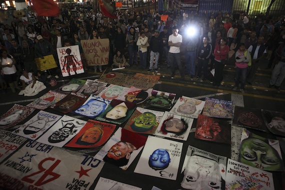 En Morelia también se realizaron movilizaciones en el marco del #1DMX. Foto: Cuartoscuro