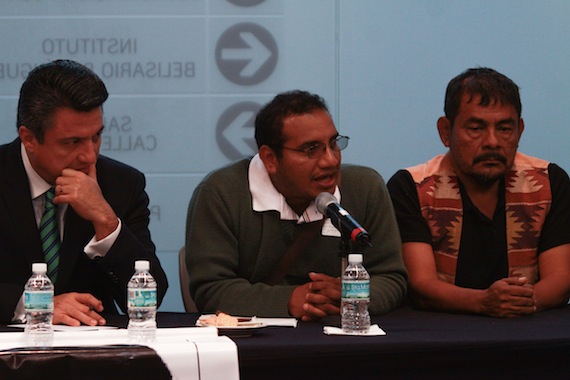 Vidulfo Rosales tuvo que salir del país en el 2012 al recibir amenazas de muerte por su trabajo. Foto: Antonio Cruz, SinEmbargo.