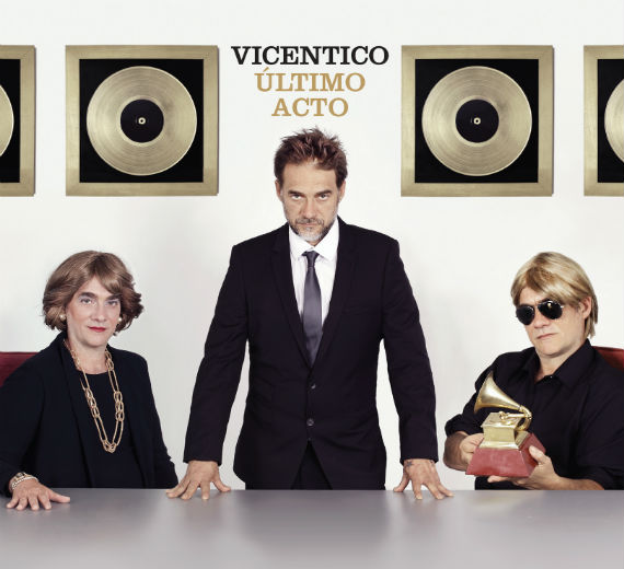 El cantante y sus personajes en la portada de su nuevo disco. Foto: Sony Music