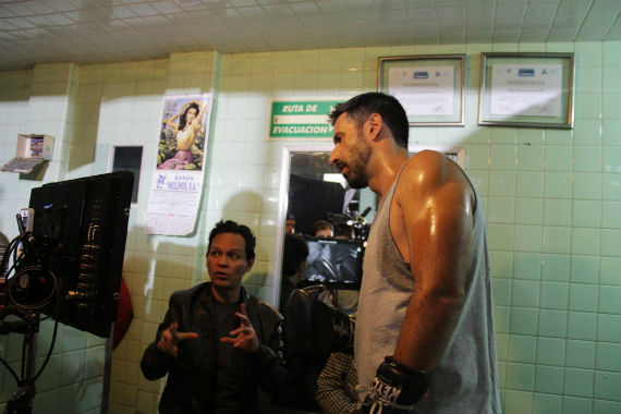 Director y protagonista de Las oscuras primaveras. Foto: Facebook