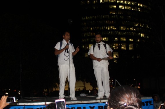 Una comisión explicó sus peticiones. Foto: Francisco Cañedo, SinEmbargo