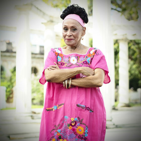 Omara Portuondo, la princesa del Buena Vista. Nadie como ella para cantar "Lágrimas negras". Foto: OCESA